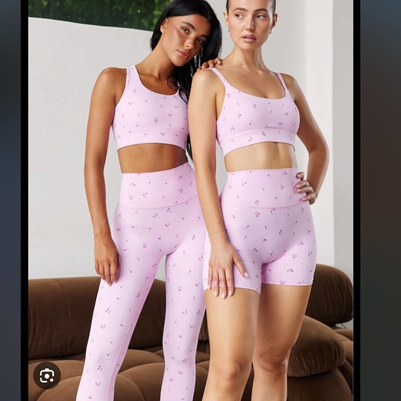 Astoria Activewear Pants - ASTORIA ACTIVEWEAR ‘cherry SET’ LUXE blossom